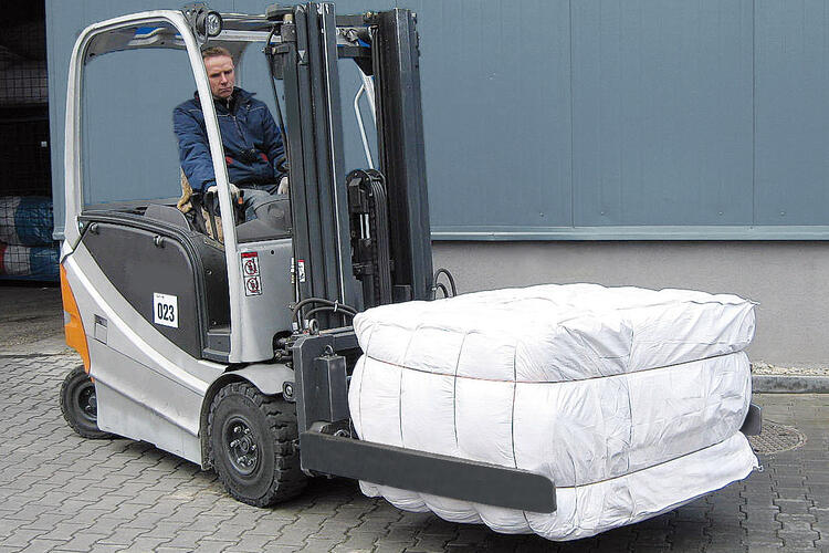 Drehgabelklammern von stabau im Einsatz