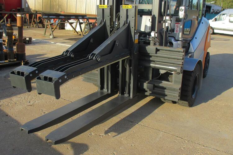 Niederhalter aufsteckbar auf Zinkenverstellung