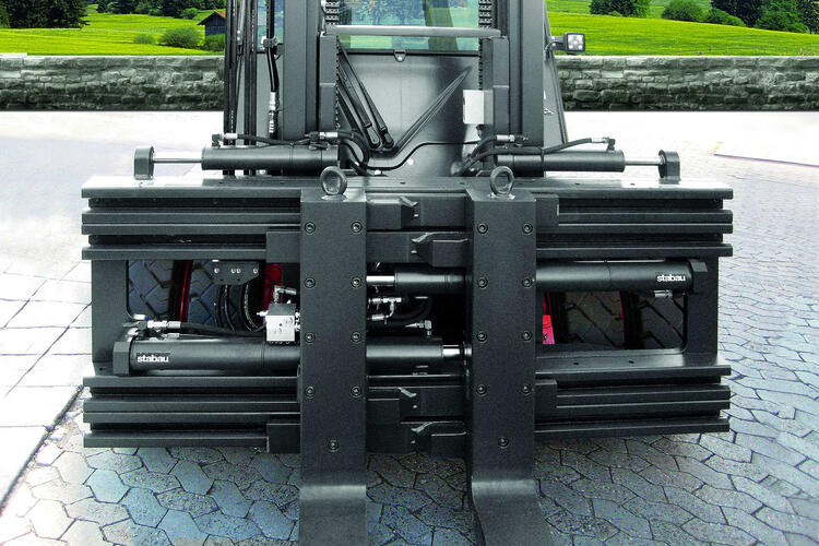 Klammergabel mit separatem Seitenschub