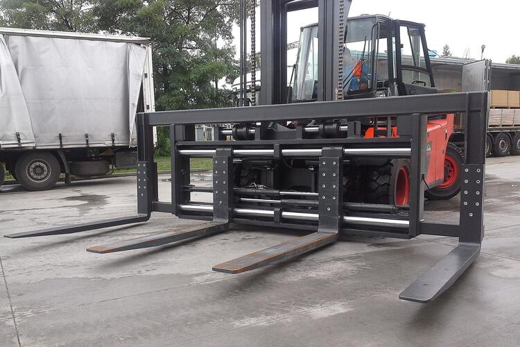 Langguttraverse für besonders lange und instabile Lasten