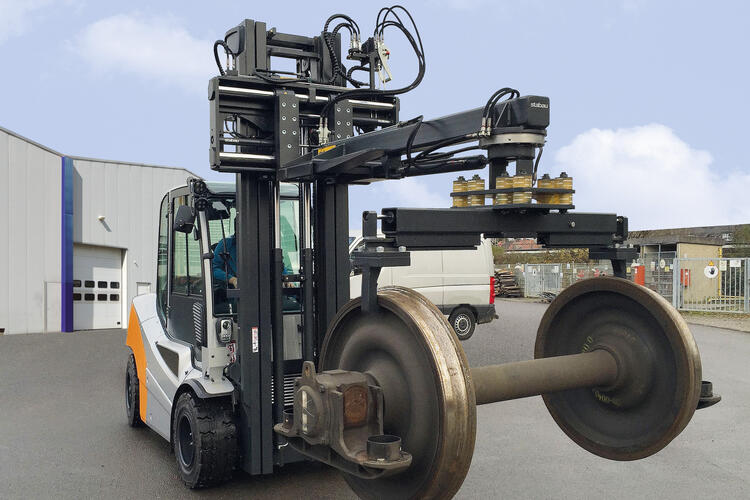 aufsteckbarer Kranarm mit Drehservo