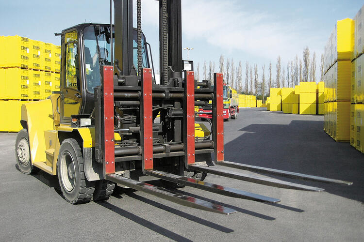 Zinkenverstellgerät in der Baustoffherstellung