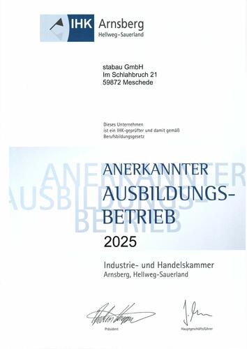IHK Anerkannter Ausbildungsbetrieb