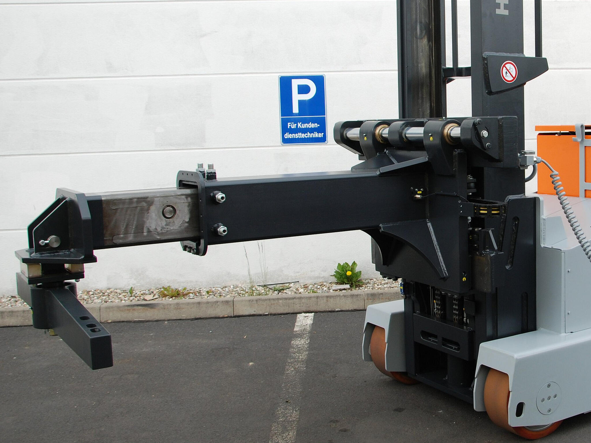 Kranarm in Sonderbauform