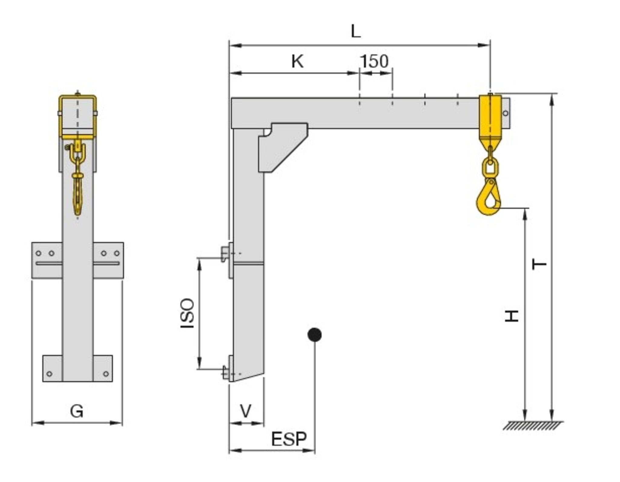 Starre Kranarme von stabau