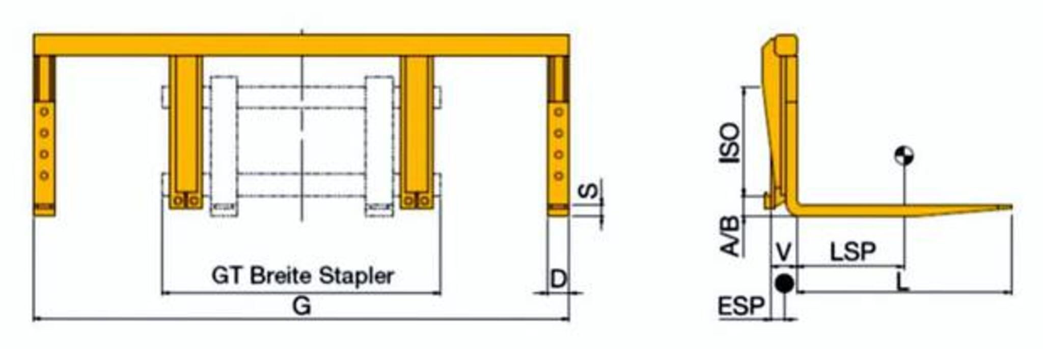 Langguttraverse montierbar