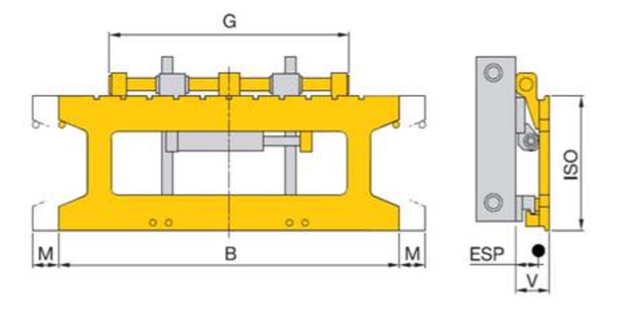 Seitenschieber integriert (Hochleistungsmodell)