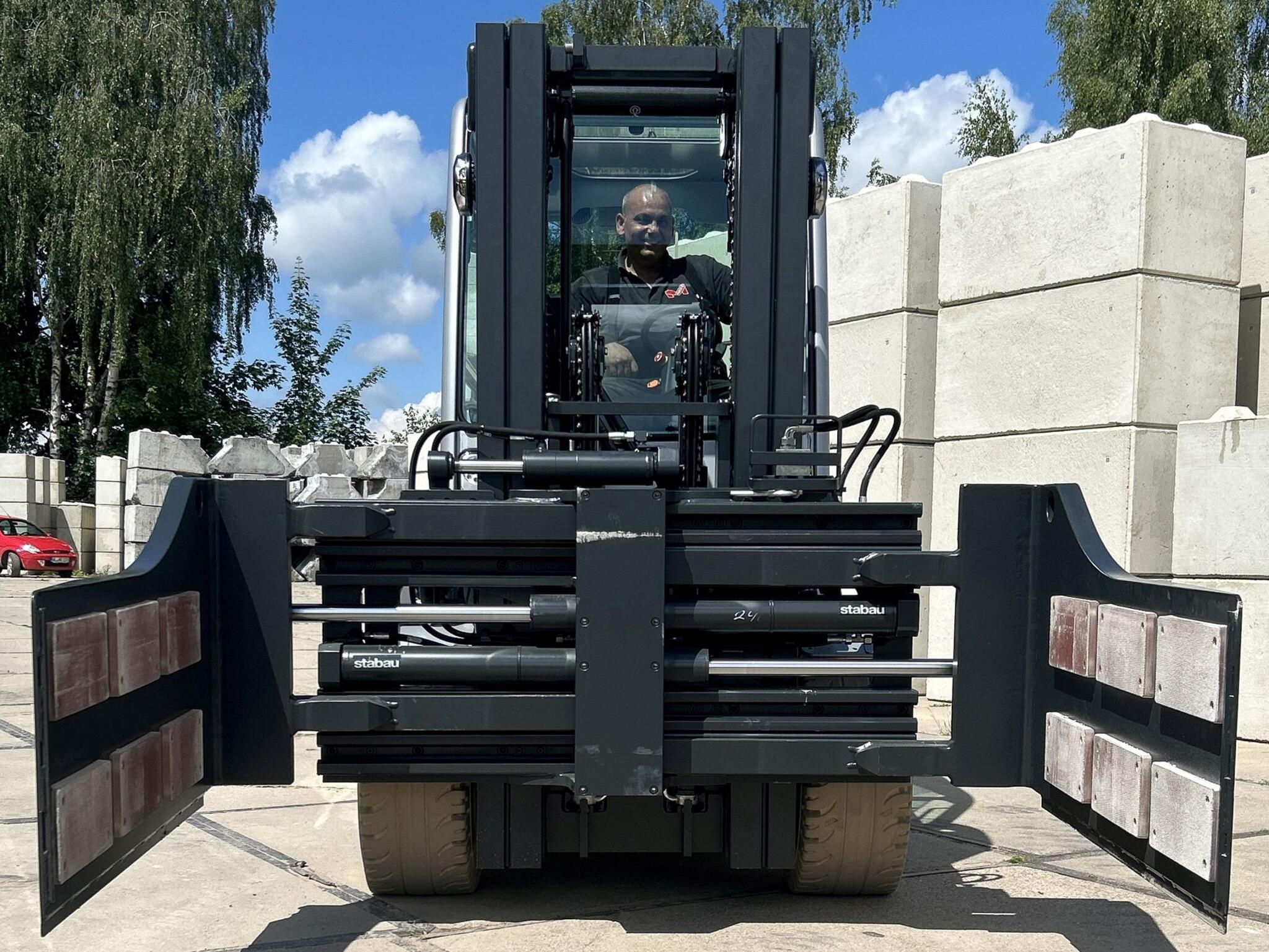 Ballenklammer mit separatem Seitenschub