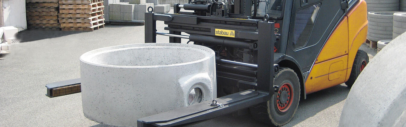 Fork clamp with slip-on arms